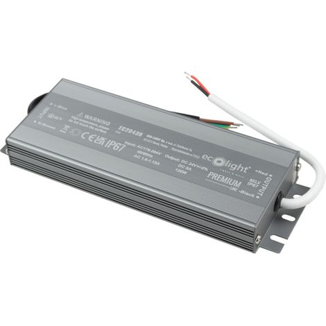 Hermetisches LED-Netzteil 120W 24V 5A IP57 ECO EC20430 (1/5)