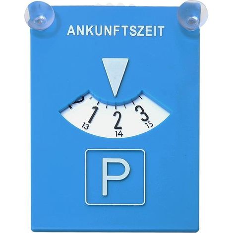 Disque de stationnement avec fixation par ventouse