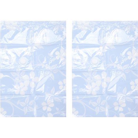 Lot de 2 sacs de rangement sous vide transparents pour couvertures de voyage, vêtements et couettes (40 x 60 cm).