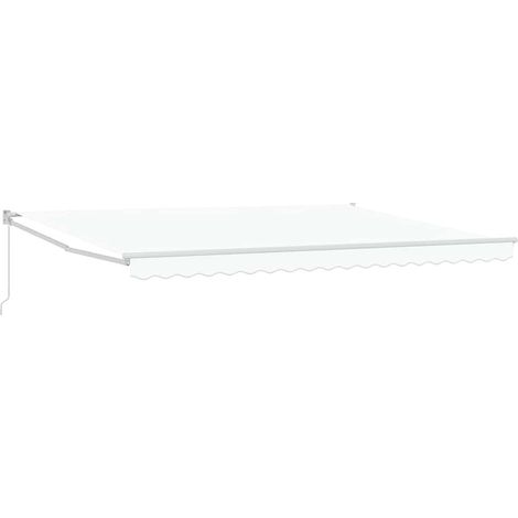 Maison Exclusive - Markise Weiß 450 x 300 x 165 cm Polyester und