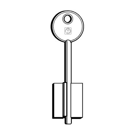 CHIAVE DOPPIA MAPPA MASTER SAFE MIA 5MS3 SILCA - OTTONE NICHELATO- 5 pezzi