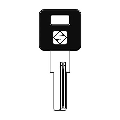 CHIAVE PUNZONATA MASTER MS20P SILCA  OTTONE NICHELATO