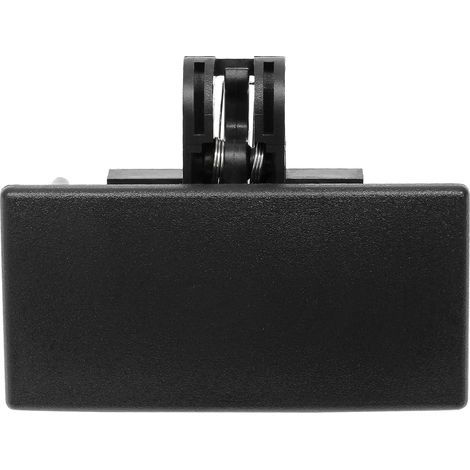 Manija de cierre de guantera (negra), compatible con Ford F150 F250 F350 F450 F550 Super Duty Edge 2008-2016, Lincoln Mark LT MKX  BL3Z-1506072-AE Manija de apertura de cerradura de puerta de guantera (1/5)