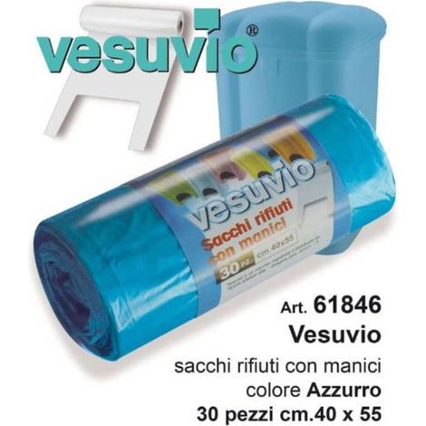 Sacchi Pattumiera 30Pz Blu 40X45 61846