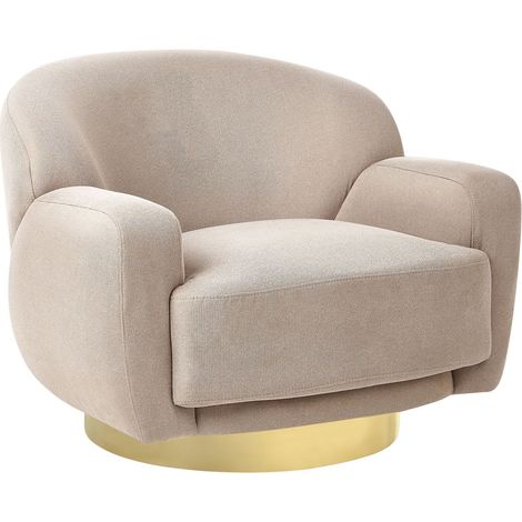 Sessel LEJRE Stoff Taupe