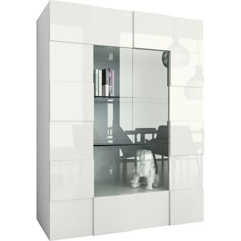 Credenza/Vetrina BRAMON bianco (1/3)