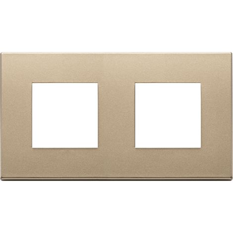 VIMAR - 22643.88 Platte 4M (2+2)int71 satiniertes Gold