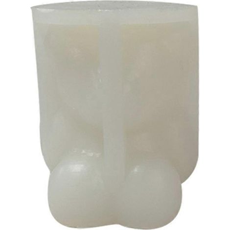 3D-Silikonform für sitzenden Bären – Kerzen, Seife, Kuchen und mehr – Zubehör (1/4)