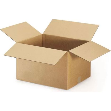 Carton d'emballage 20 x 15 x 9 cm - Simple cannelure (1/3)