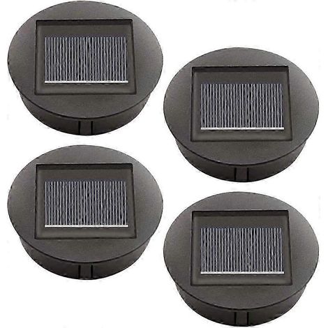Lot de 4 lampes solaires de rechange avec ampoules LED, pour plafonnier, panneau (1/5)