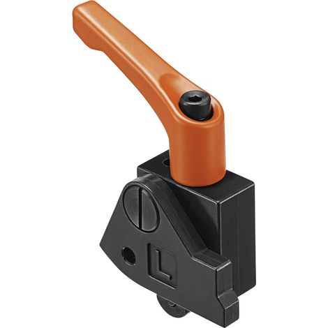 BLUM Schwenkanschlag schmal mit Klemmhebel, links (1/2)