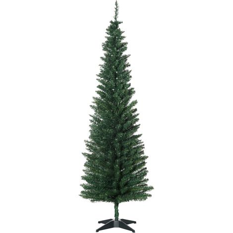 Künstlicher Weihnachtsbaum 180 cm Grün, 390 Spitzen mit stabilem Ständer (1/5)