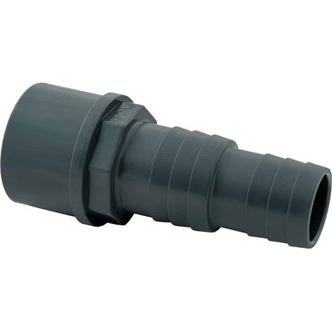 Raccord cannelé mâle à coller Lot de 2   50x38/32mm