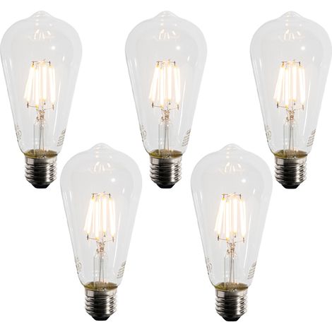 5er-Set E27 LED-Glühbirnen A60 Dämmerungssensor 4W 400 lm 2200K (1/4)