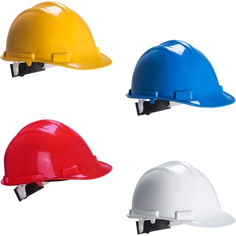 Casque de chantier à crémaillère Portwest Experbase Blanc (1/5)