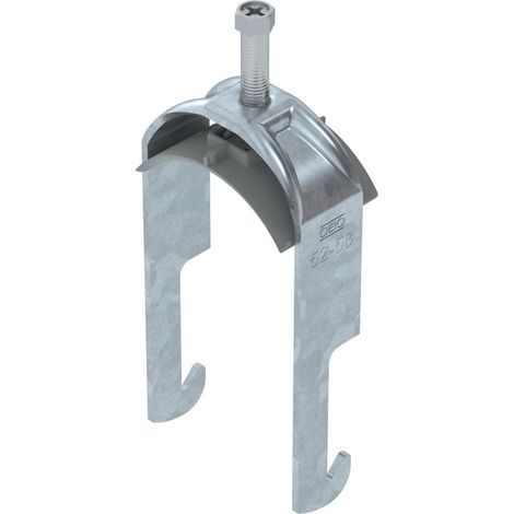OBO Bettermann Collare a staffa 2056 52-58mm acciaio zincato a fuoco, 1187750