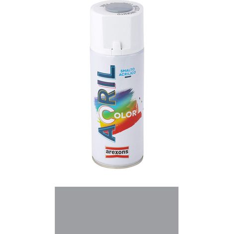 SMALTO SPRAY ACRILICO RAL 7001 - grigio argento AREXONS 6 PZ