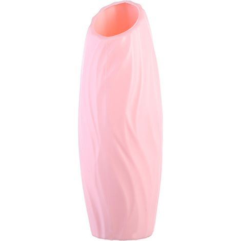 Vase Céramique - Blanc - 25 cm Hauteur - Pour Fleurs Séchées et Décoration Intérieure - Lot de 1 (1/5)