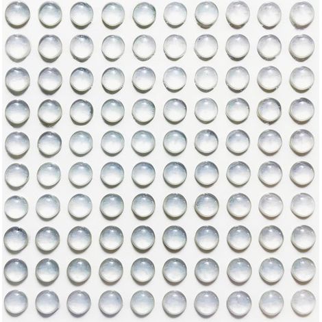 100 piezas de patas de goma，almohadillas amortiguadoras autoadhesivas，topes para puertas，9 mm de diámetro x 3 mm (transparentes) (1/5)