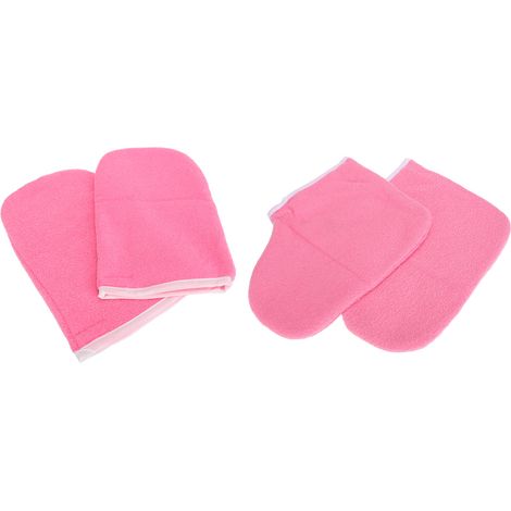 Gants de cire double couche épais, soin SPA hydratant et chauffant, lot de 2 paires, usage multiple (1/5)