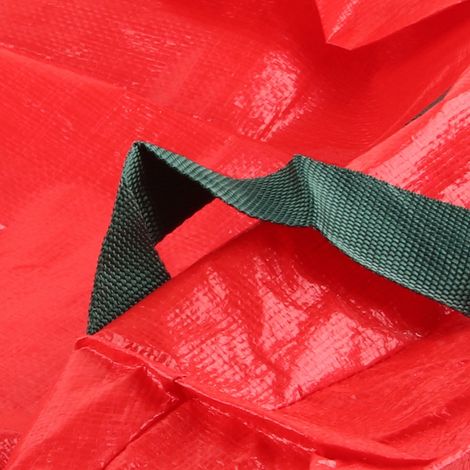 Sac de rangement anti-poussière pour couronne de Noël, contenant rouge pour couronne de fêtes (1/5)