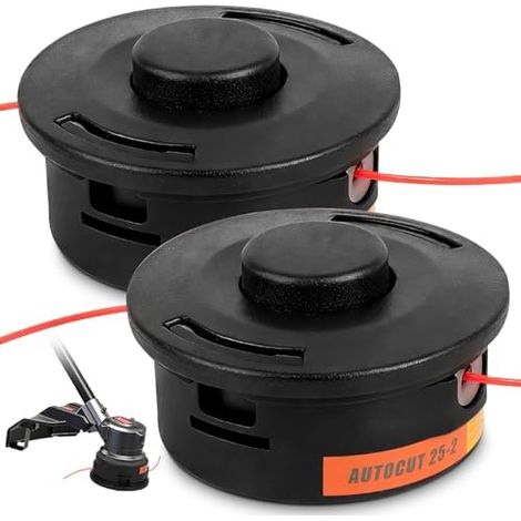 2 pièces Tête de Débroussailleuse Autocut 25-2, Faucheuse Universelle compatible avec Stihl FS55 FS56 FS70 FS80 FS90 FS100 FS110 FS130 FS240 FS250 - (1/5)