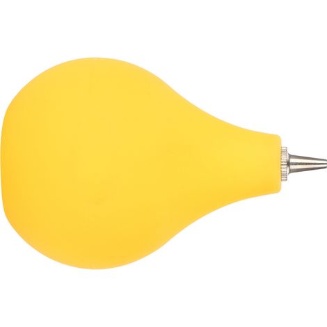 Souffleur d'air en caoutchouc pour le nettoyage des filtres d'objectifs d'appareils photo numériques et des montres (Jaune) (1/5)
