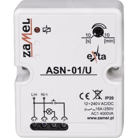 Zamel ASN-01 U autómata de escalera para iluminación interior