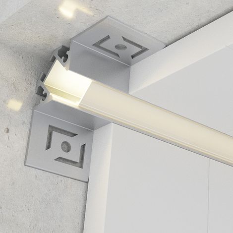 Profilé aluminium Pich - 2 mètres Aluminium - Ledme - LM3866