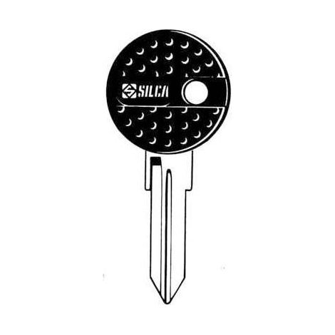 5 x SILCA GT10CP CHIAVE AUTO TESTA PLASTICA ACCIAIO