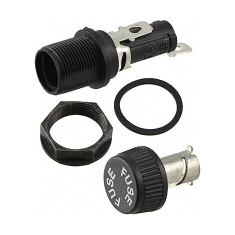 Porte-fusible monté sur panneau Eaton Eaton Bussman taille 6.3 x 32mm 20A 250V c.a. ( Prix pour 1 )