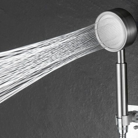 High-Pressure Shower Head in 304 Stainless Steel - Water-Saving Bathroom Shower Head, Easy Installation - Shaped Spray Pattern (1/4)