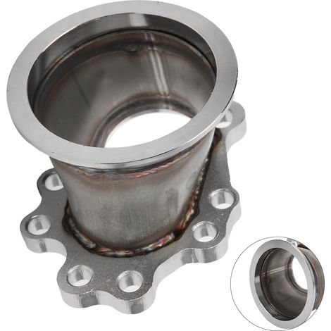 8-Loch-Turboanschluss mit 3-Zoll-Flansch, Edelstahl, Ersatz für Garrett GT25, GT28, T25, T28 (1/5)