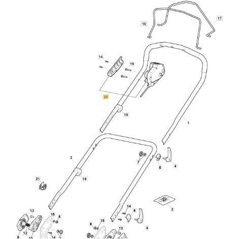 SALVAMAMOTORE BATTERIA OPC C/TASTIERA ORIGINALE STIGA - 381600601/0