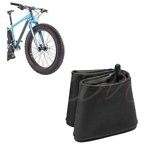 CAMERA D'ARIA 26 X 4.0 PER FAT BIKE CON VALVOLA AMERICANA SCHRADER RUOTA COPERTONE 26 BICI ELETTRICA E-BIKE Ecovelo (1/2)