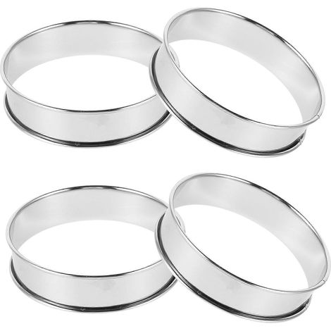 cercles à crêpes, cercles à pâtisserie, cercles à muffins pour la cuisson (diamètre intérieur de 10 cm) (1/4)