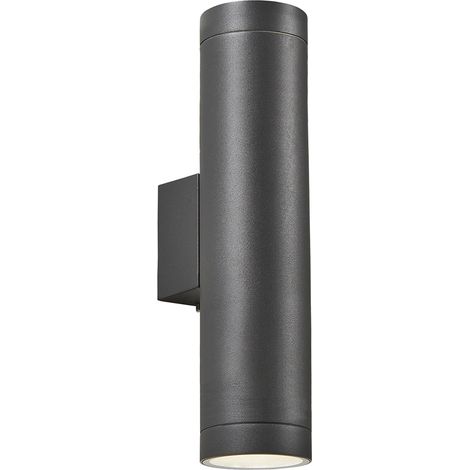 Litecraft Lonan Wall Light Outdoor Long Up & Down IP44 Fitting - Anthracite (1/5)