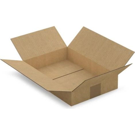 Carton d'emballage 31 x 21.5 x 5.5 cm - Simple cannelure (1/2)