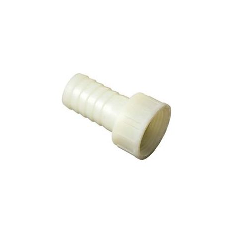 RACCORDO IN PA PORTAGOMMA DRITTO- - F 1/2 x ø mm.15 - 20 pezzi BUCCHI