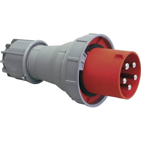 PCE Power Twist 045-6 conector eléctrico rojo 5 polos