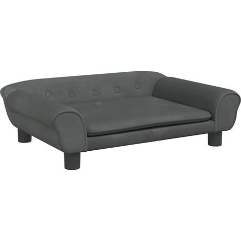 Canapé pour enfants,Sofa pour Salon,Banquette gris foncé 70x45x26 cm velours CFW122911 (1/5)