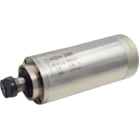 Motor de husillo CNC, refrigerado por agua, de alto rendimiento y velocidad, de un solo husillo, 220 V. (1/2)