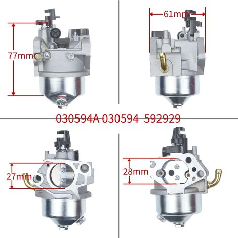 Vergaser 592929 für Troy Bilt 6250 8500 W Generator Teilenummer 030594A 030594 (1/4)