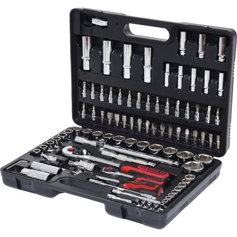 KS Tools 1/4"+1/2" CHROMEplus Coffret de douilles, 94 pcs. (1/6)