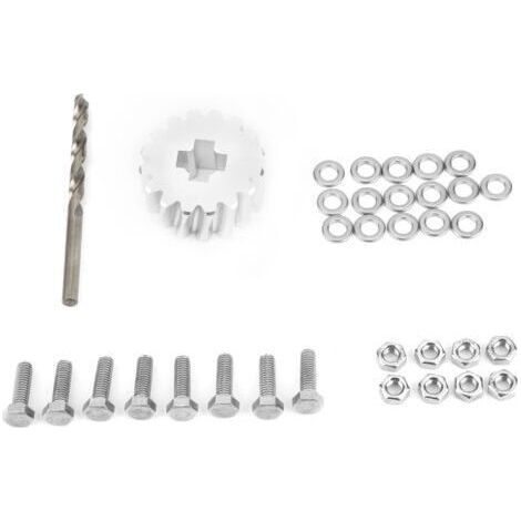 Kit de fixation pour support de roue de secours, robuste, fiable et stable, format compact, pratique et durable, en métal, pour Ford Galaxy et Seat Sharan. (1/5)