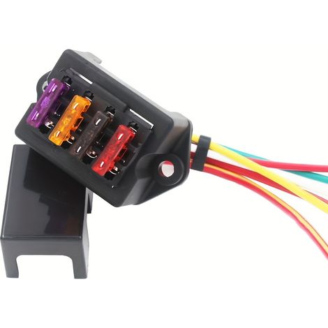 Fuse Holder Kit with Harness for 2-Input, Suitable for Car, Boat, Marine, Or Trike, Featuring a Fuse Board And a 15Cm Wire Connector (1/5)