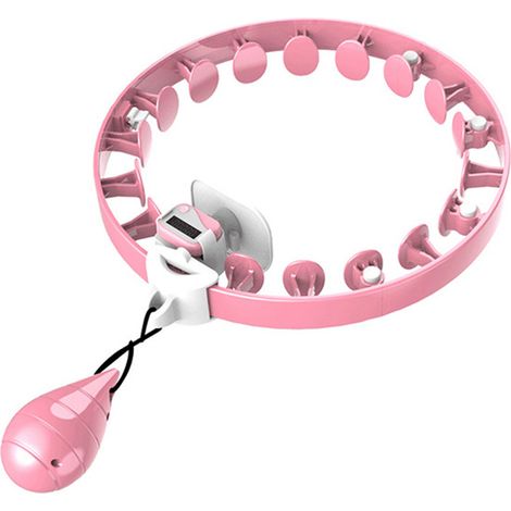 Hula hoop de silicona de alta calidad con contador para adultos, botones, bolsa y banda de fitness para bajar de peso. (1/5)