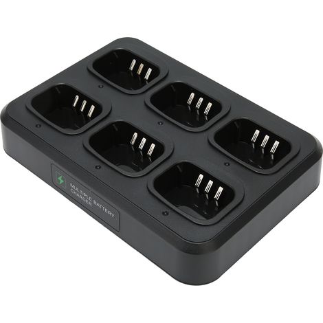 Base de chargement sécurisée et rapide pour talkies-walkies 6 voies, compatible avec plusieurs radios bidirectionnelles BF‑UV5R. (1/5)