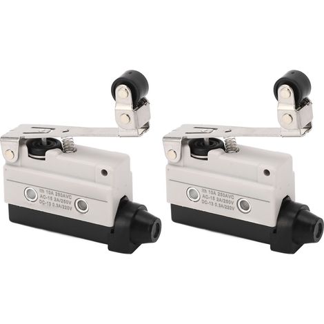 2 Stück Mikro-Endschalter-Rollenhebel 200OF 60RF 11PT 3OT 2.4MD 50±1.2OP NO+NC 250V AC für Maschinen (1/5)