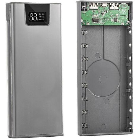 Boîtier de Banque d'Alimentation DIY - Coque pour Chargeur de Batterie - Sans Piles Incluses